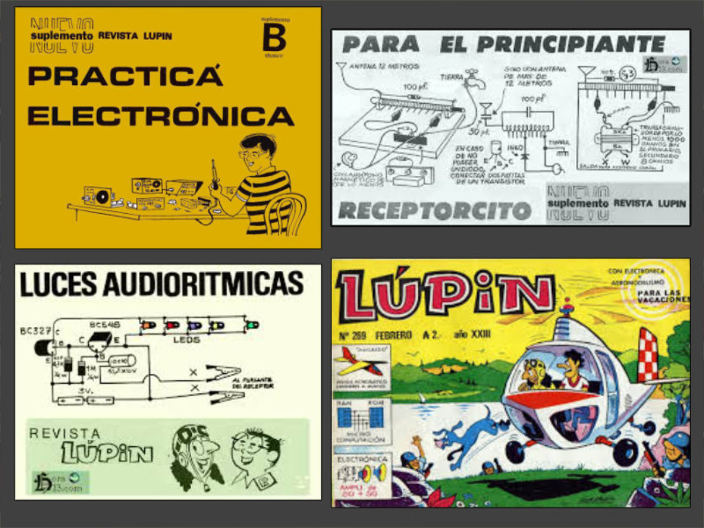 Revista Lúpin y primeros circuitos electrónicos